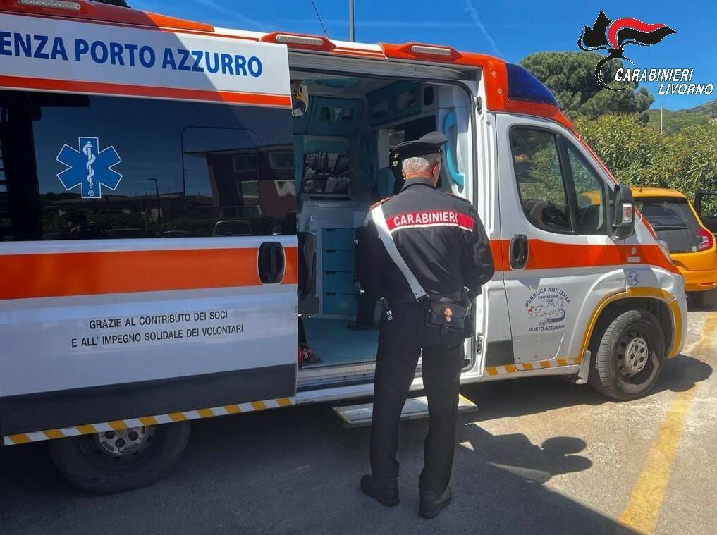 furto ambulanza pubblica assistenza porto azzurro odv